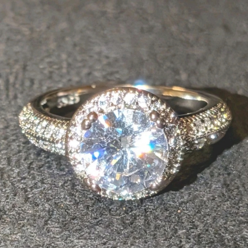 Stunning 3 Ct  Cushion Lab Created Diamond 925 Silver Ring For Men/Women Sz 6 - Picture 13 of 17